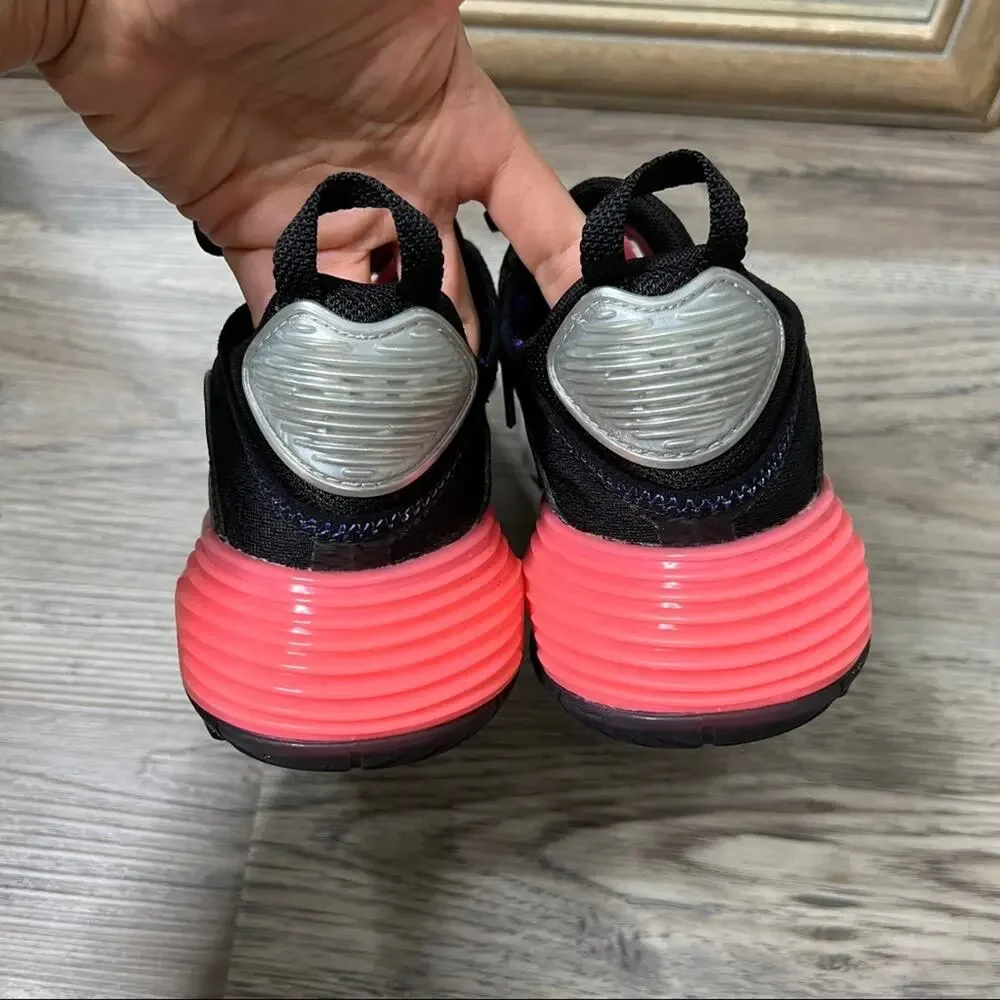 Nike Air Max 2090 Sneakers Shoes Black Sunset Sneakers Shoes sz 6.5 Youth